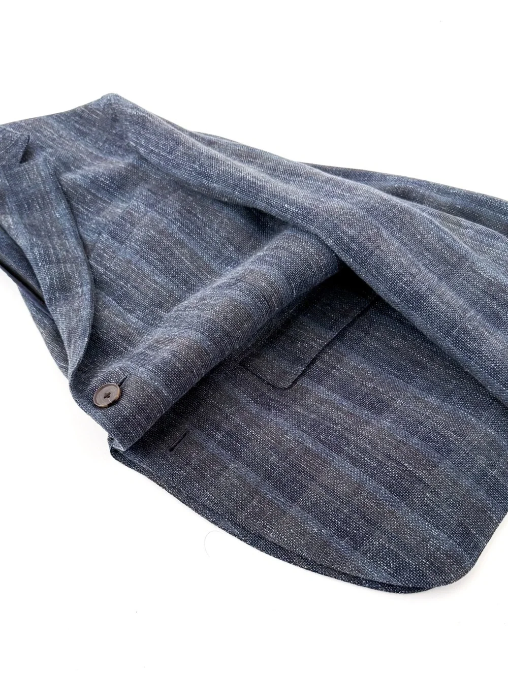 NEW Bonobos Men's Blue Plaid Italian Wool Blazer Lightweight Hopsack 40S Slim